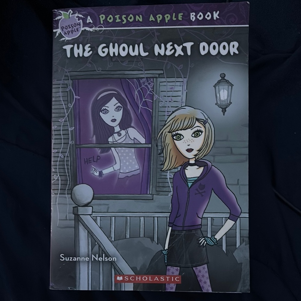 Scholastic 'The Ghoul Next Door' Book - Purple and Black Cover